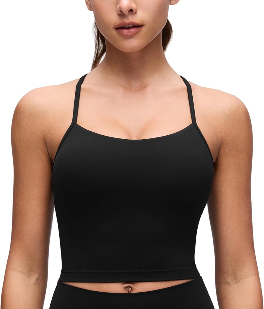 CRZ YOGA Butterluxe Racerback Longline Sports Bra