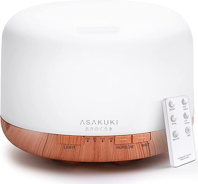 ASAKUKI 500ml Essential Oil Diffuser
