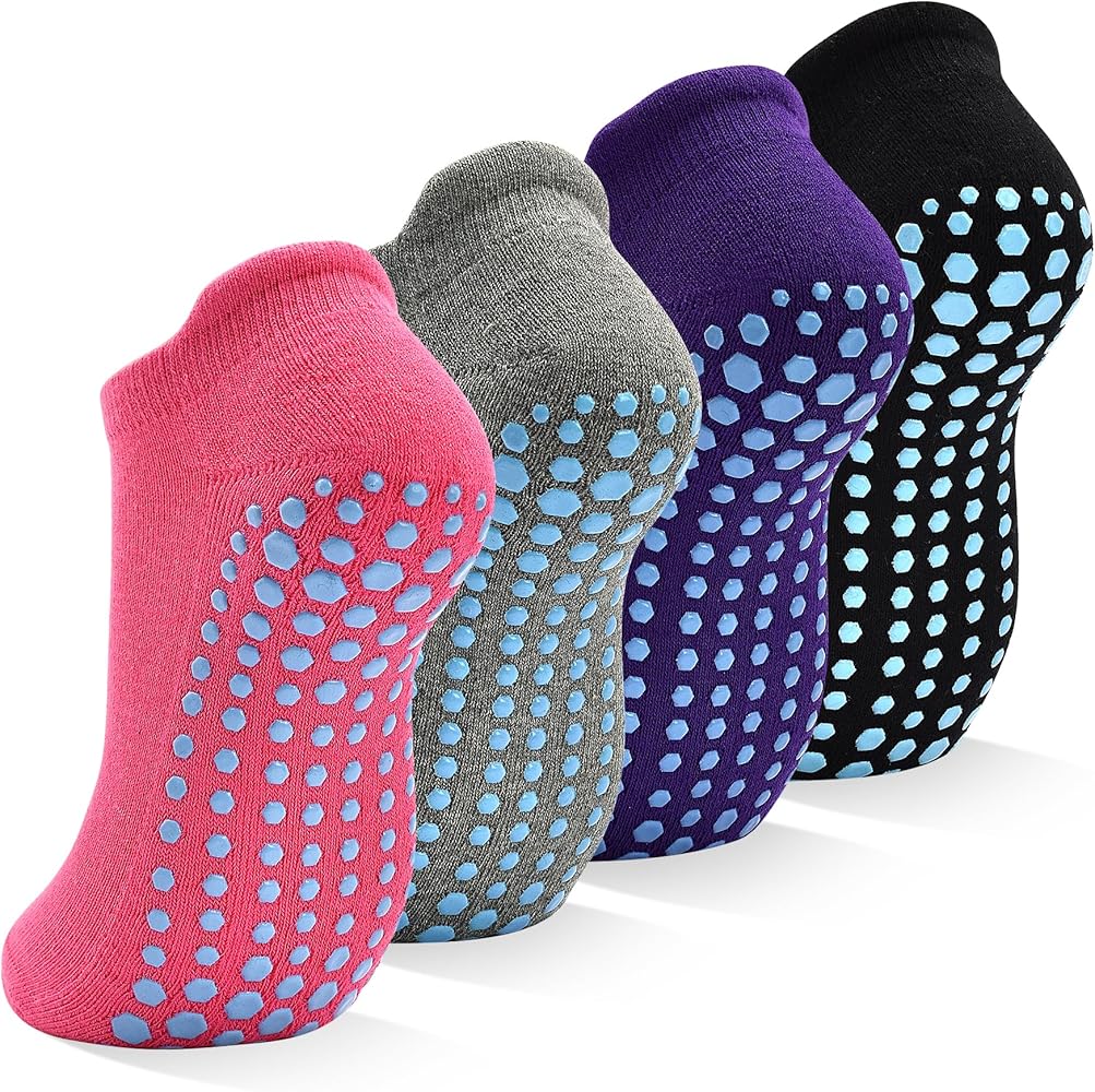 ZANZER Pilates Grip Socks with Mesh