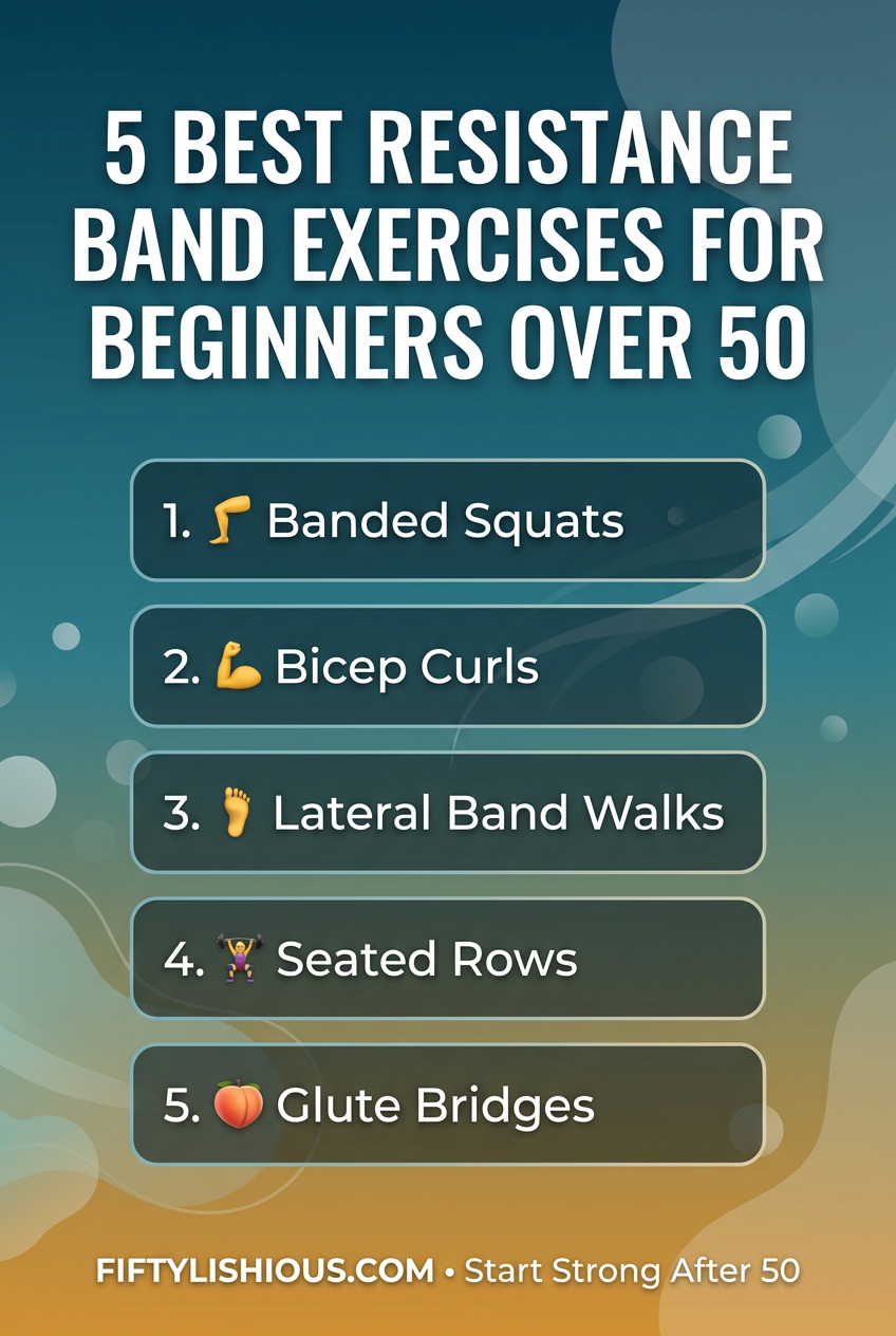 5 Best Resistance Band Exercises for Beginners Over 50