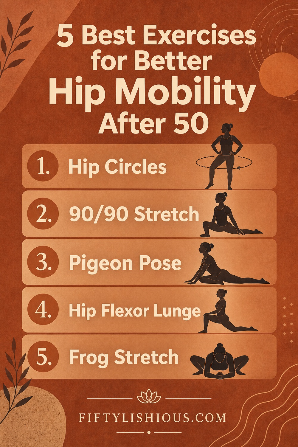 5 Best Exercises for Hip Mobility After 50 — Terracotta Pin