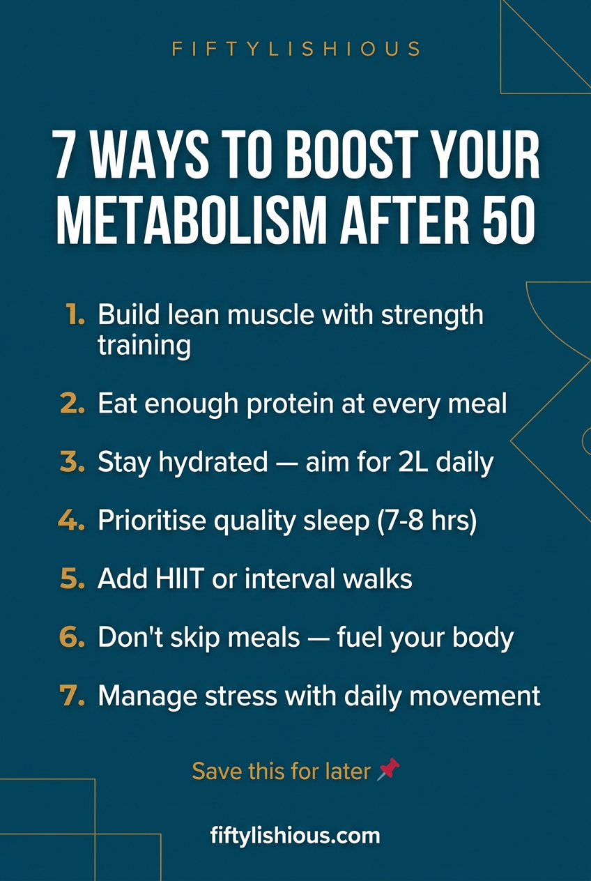 7 Ways to Boost Your Metabolism After 50 — Save-Worthy Tips (NEW)