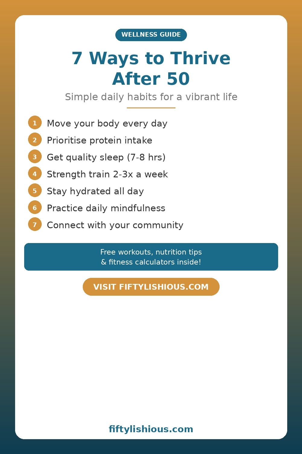 7 Ways to Thrive After 50