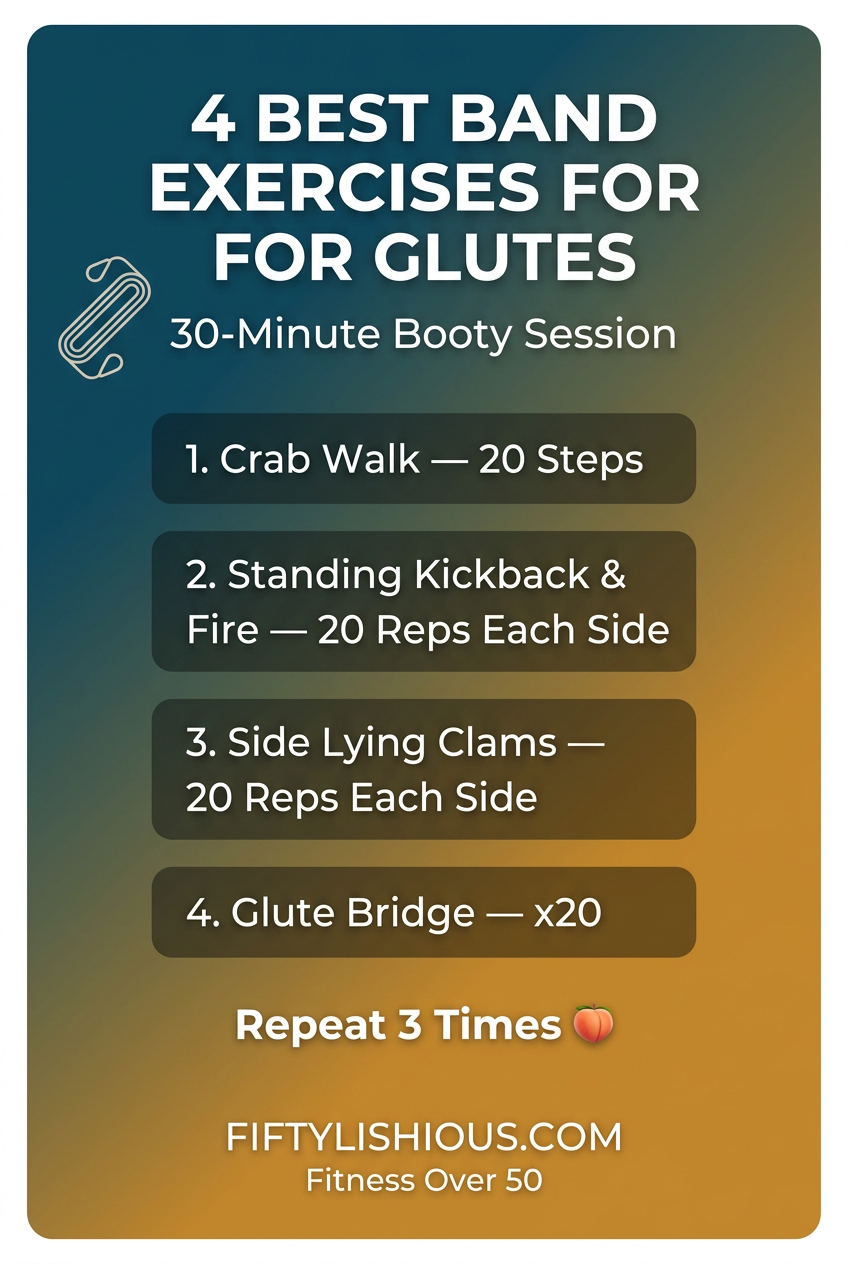 4 Best Band Exercises for Glutes — 30-Min Booty Session