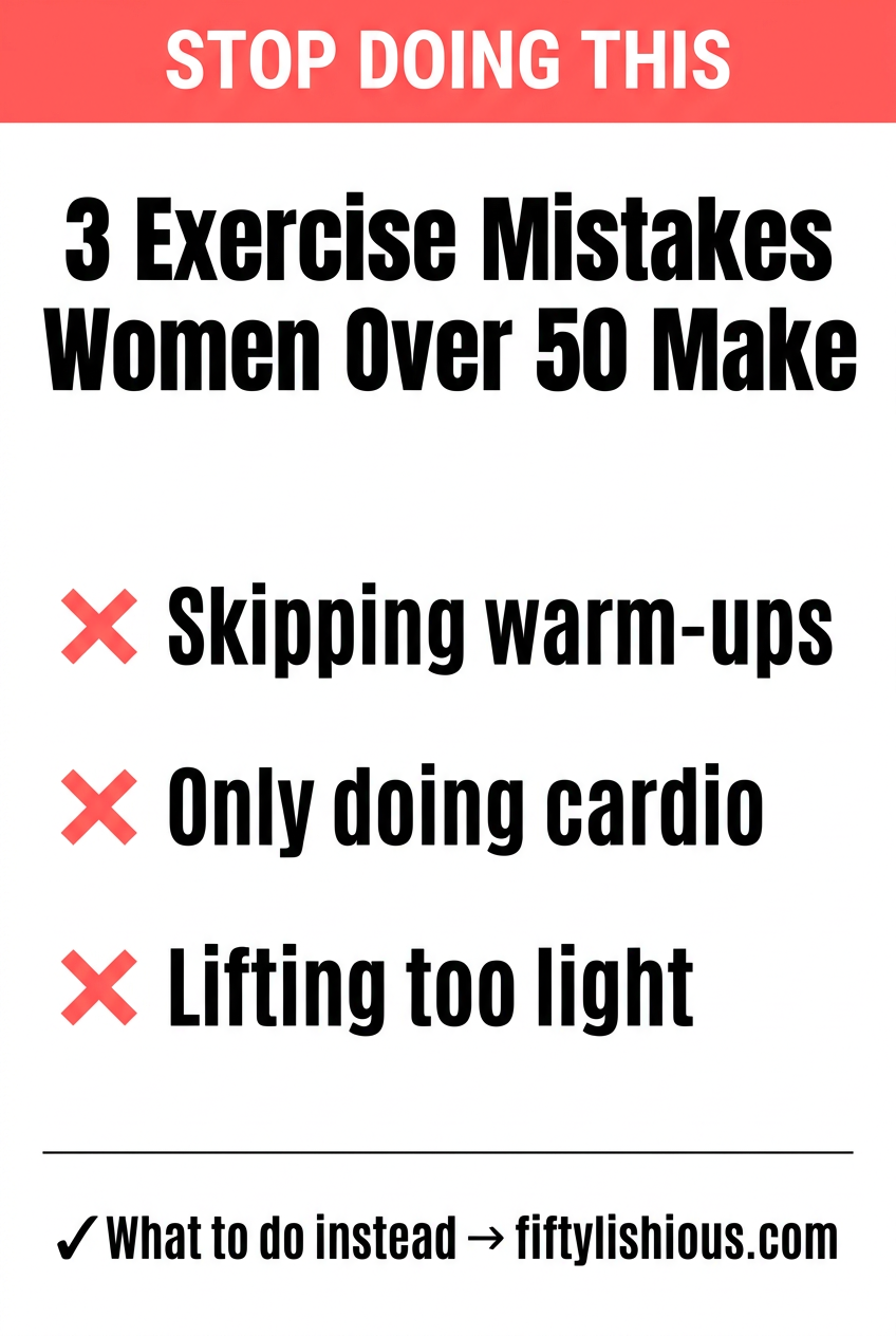 STOP Doing This — 3 Exercise Mistakes Over 50 (NEW)
