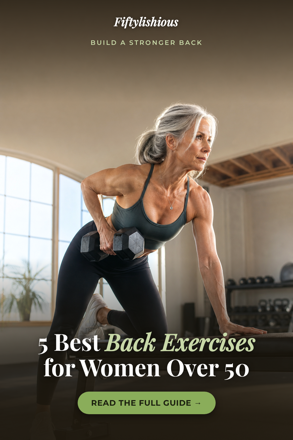 5 Best Back Exercises for Women Over 50 — Click-Optimised Pin